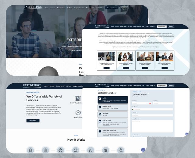 exitbridge.ro- 8 Page Wordpress Website